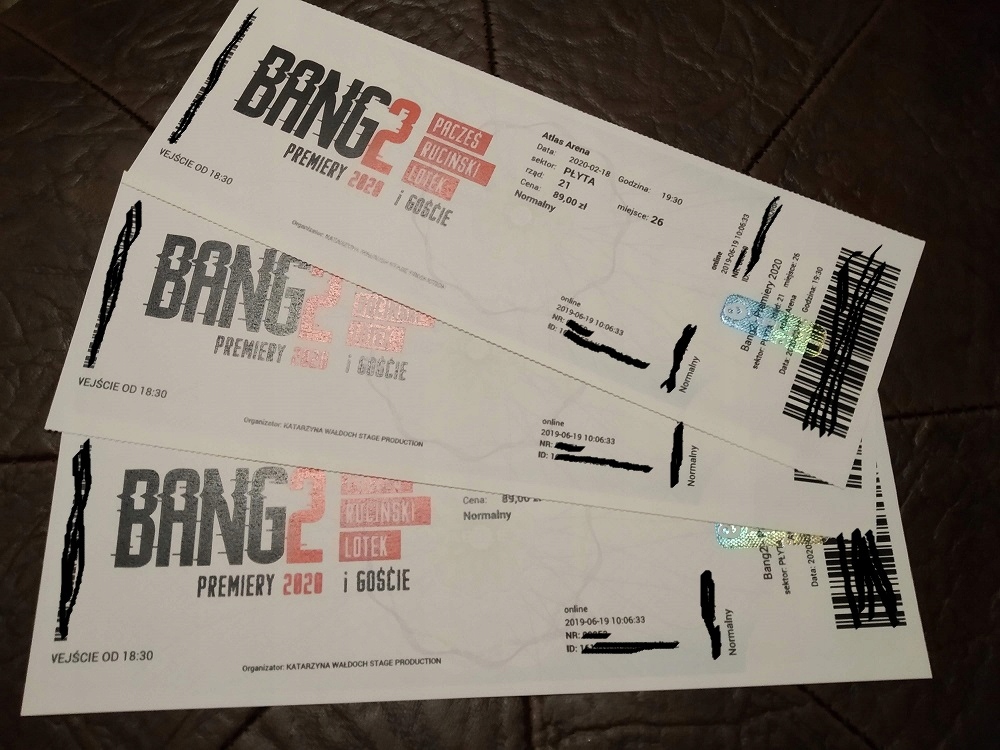 BILET STAND UP BANG 2 ŁÓDŹ ATLAS ARENA 22.02.2020