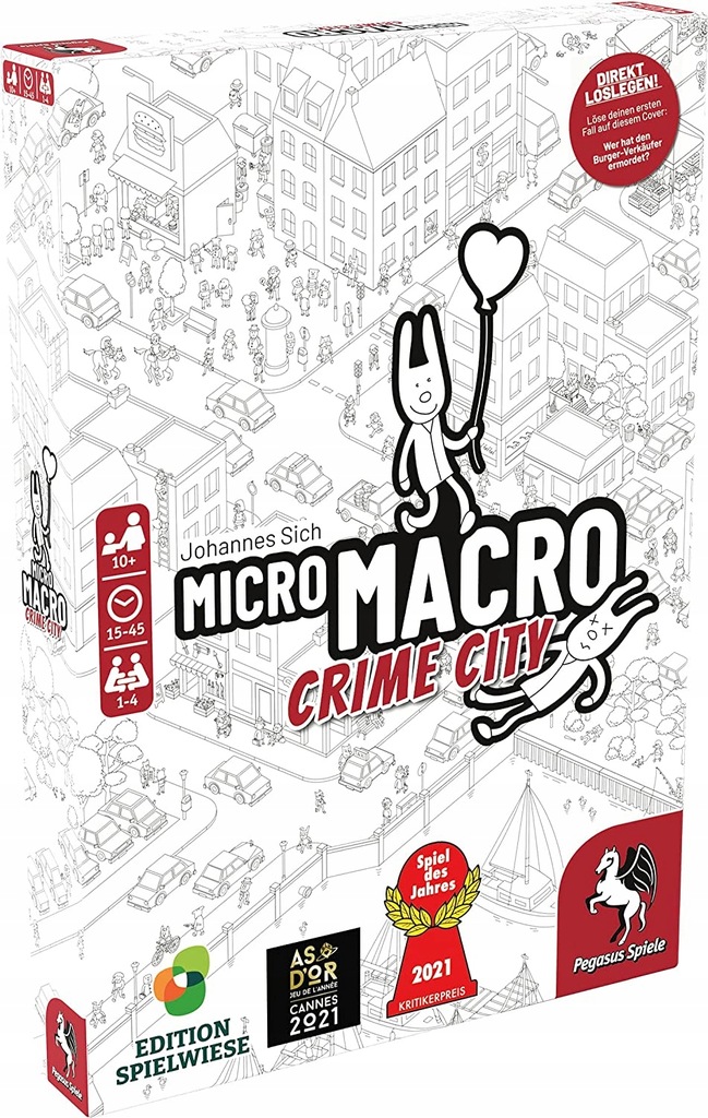 Detektywistyczna gra Micro macro Crime City DE