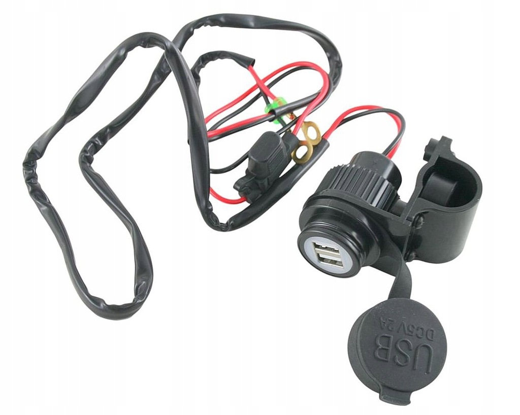 GNIAZDO USB z mocowaniem na kierownicę