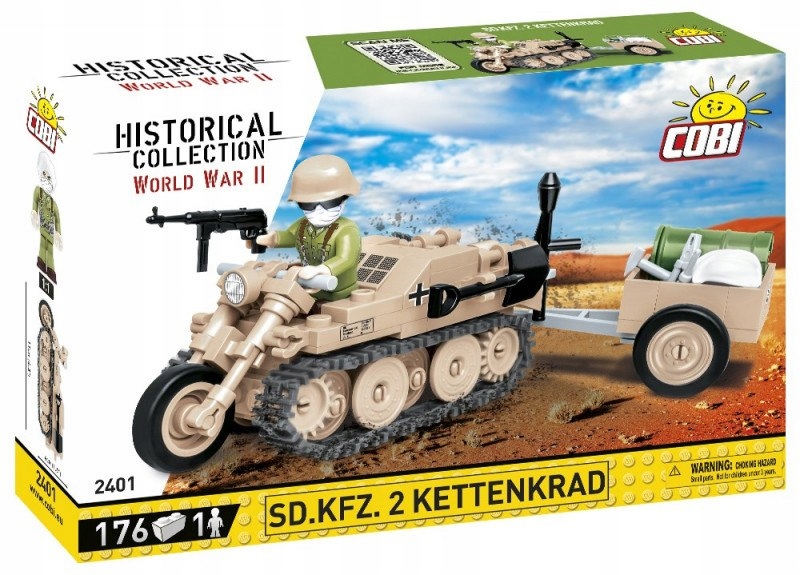 Klocki Historical Collection WWII SD.KFZ.2 Kettenk