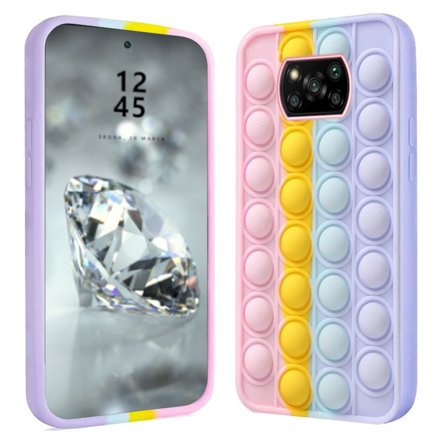 BUBBLE POP IT GAME CASE ETUI DO POCO X3 PRO NFC