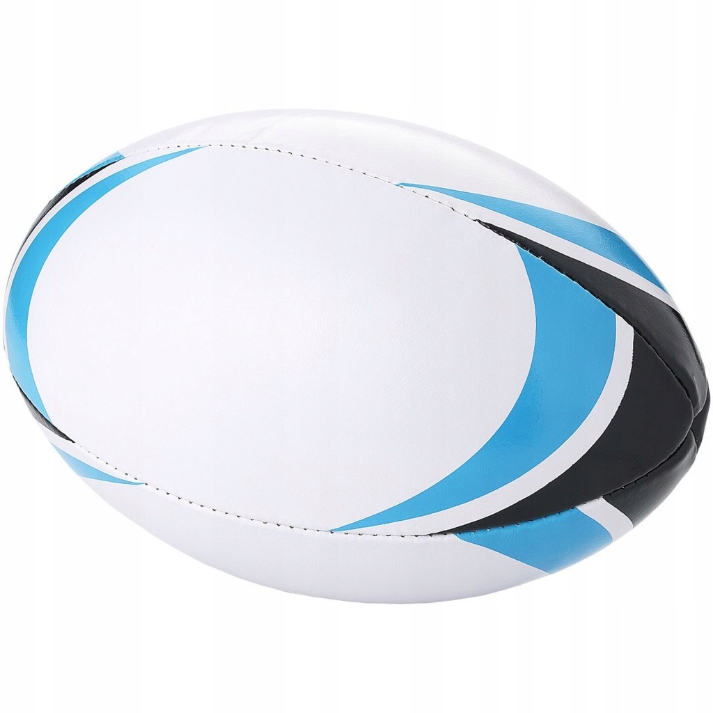Piłka do rugby Stadium biały,niebieski (10026600)