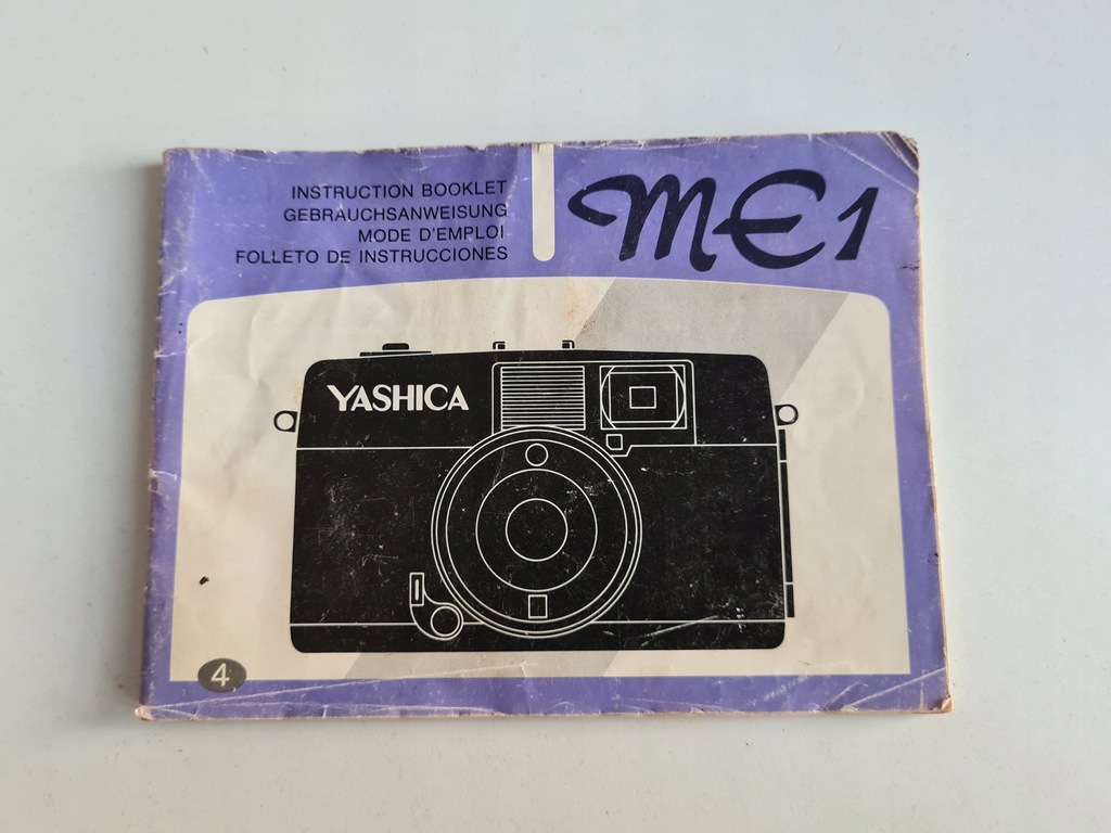 Instrukcja do aparatu YASHICA ME1