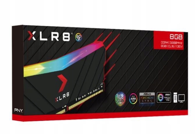 Купить Оперативная память PNY DDR4 8 ГБ 3200 МГц CL16 RGB LED XLR8: отзывы, фото, характеристики в интерне-магазине Aredi.ru