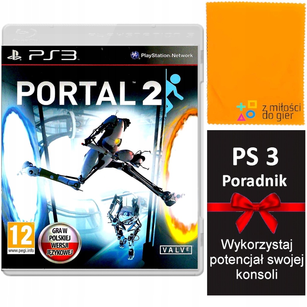 gra na PS3 PORTAL 2 II Polskie Wydanie Po Polsku PL rozwiąż każdą ZAGADKĘ