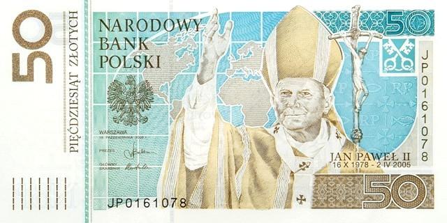 Banknot „Jan Paweł II” 50 zł
