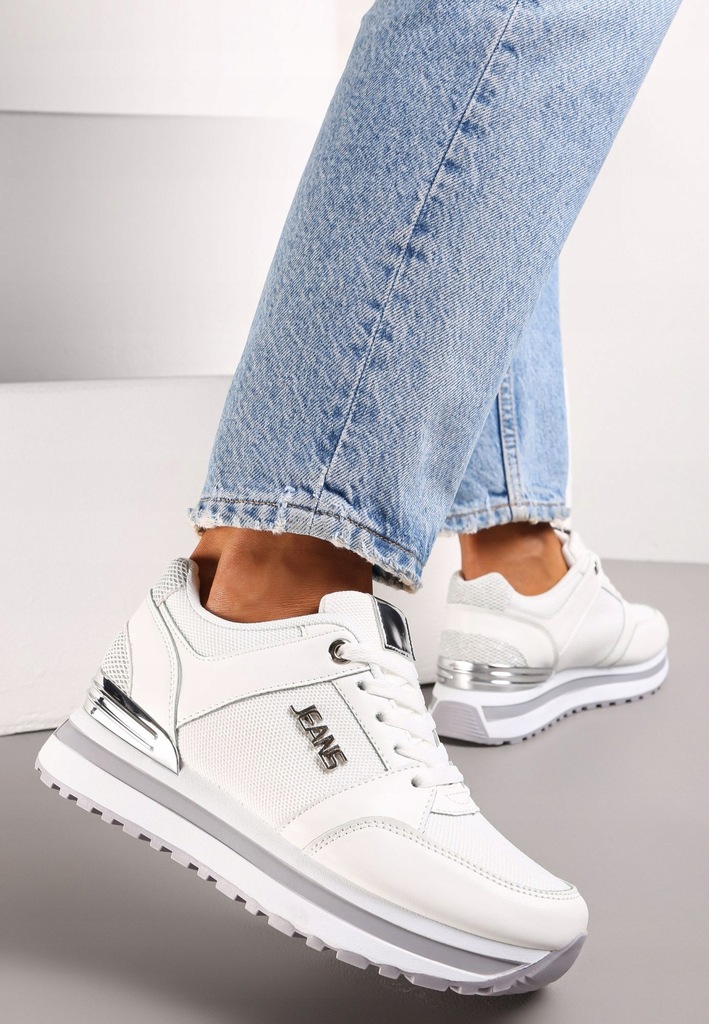 Renee Białe Sneakersy damskie 37