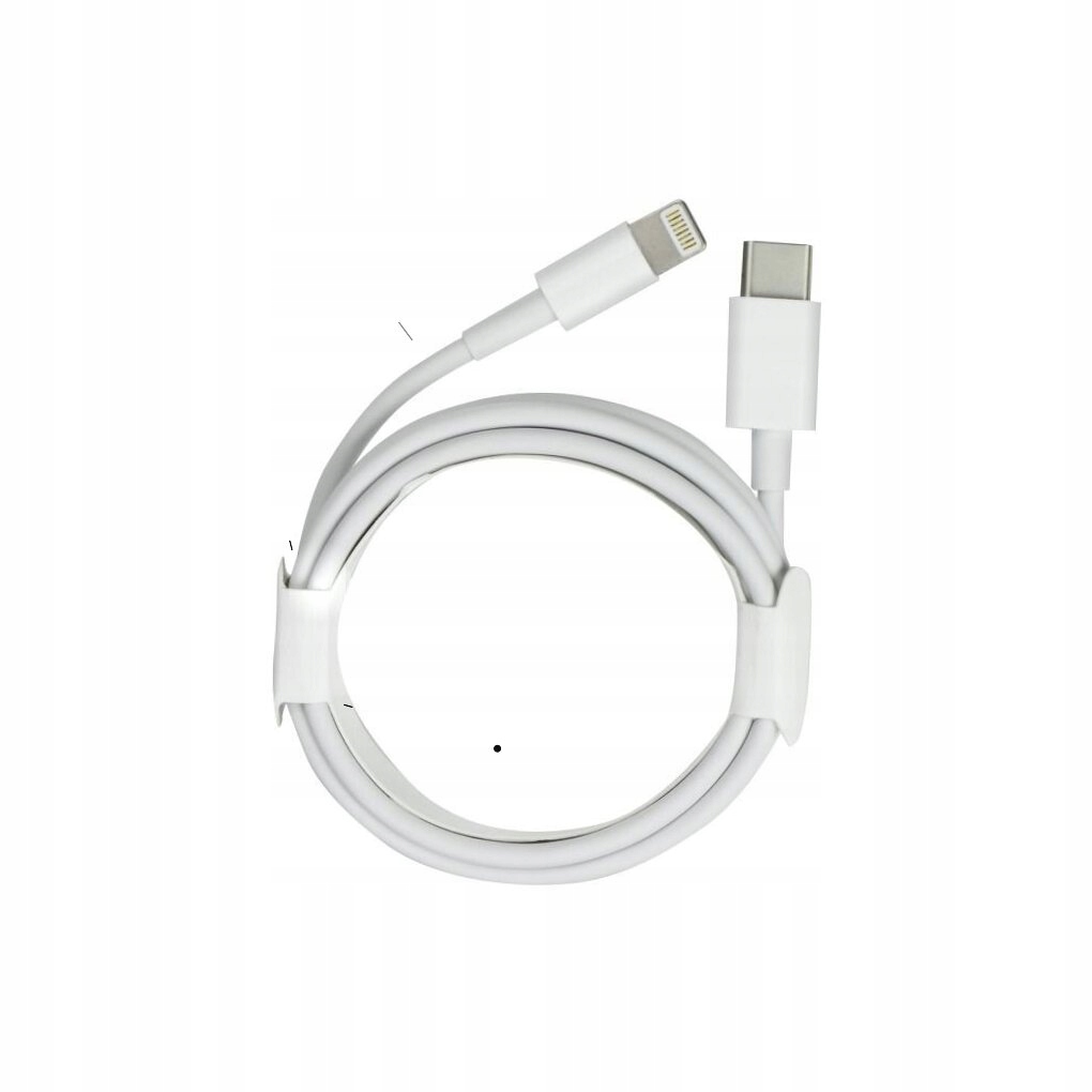 Kabel Typ C do iPhone Lightning 8-pin Power Delivery PD12W biały