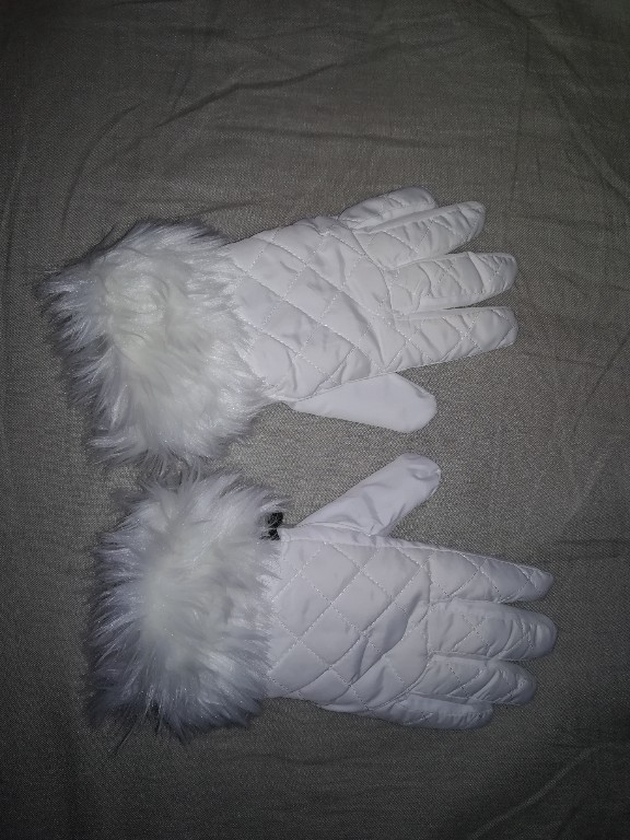 Damskie ciepłe rękawiczki z futerkiem Atmosphere