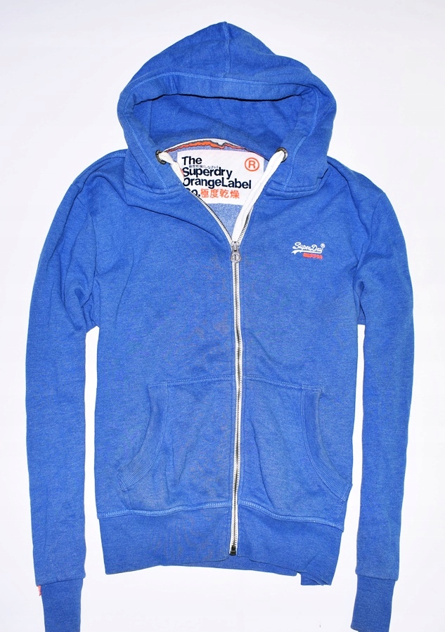 5694-19 ...SUPERDRY... n#s BLUZA HOODIE BLUE r.XL