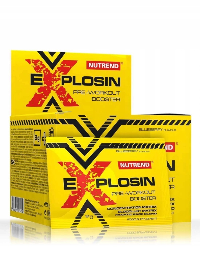 Nutrend Explosin 20 x 9g pobudzenie koncentracja