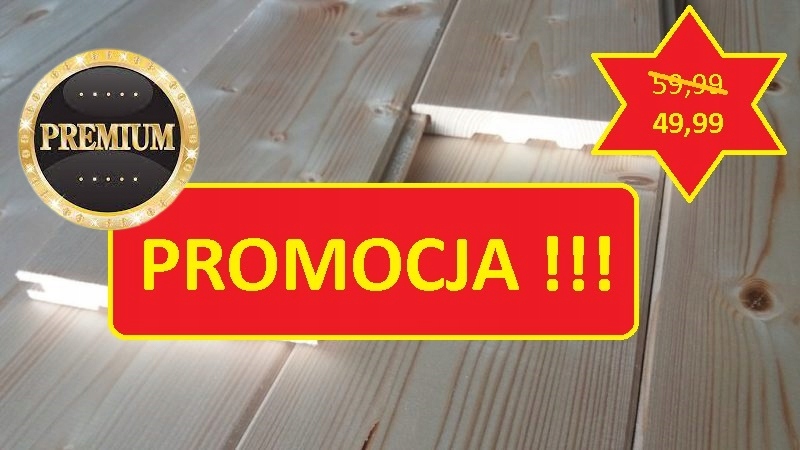 Podbitka dachowa drewniana PREMIUM