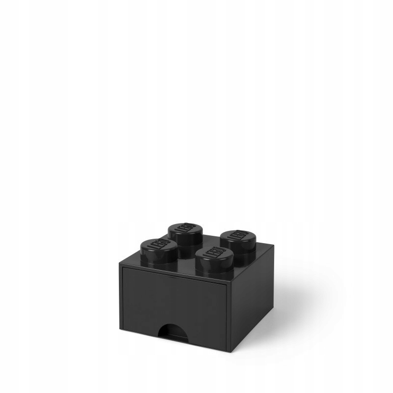 LEGO Pojemnik Z szufladą 4 (Czarny) na klocki
