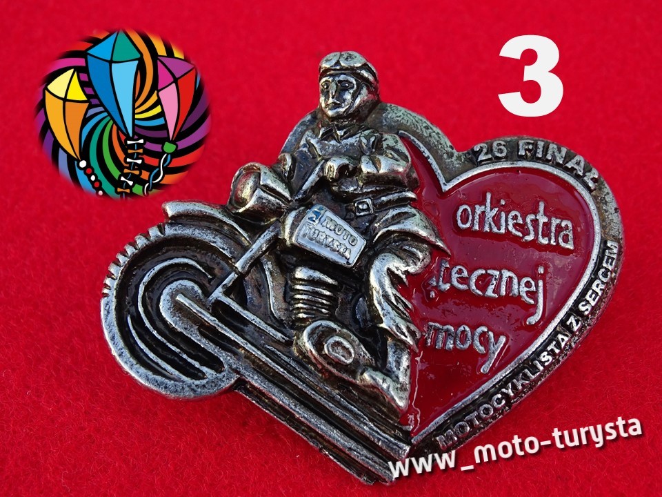 MOTOCYKLISTA z SERCEM nr 3 z 26, autograf Jurka !