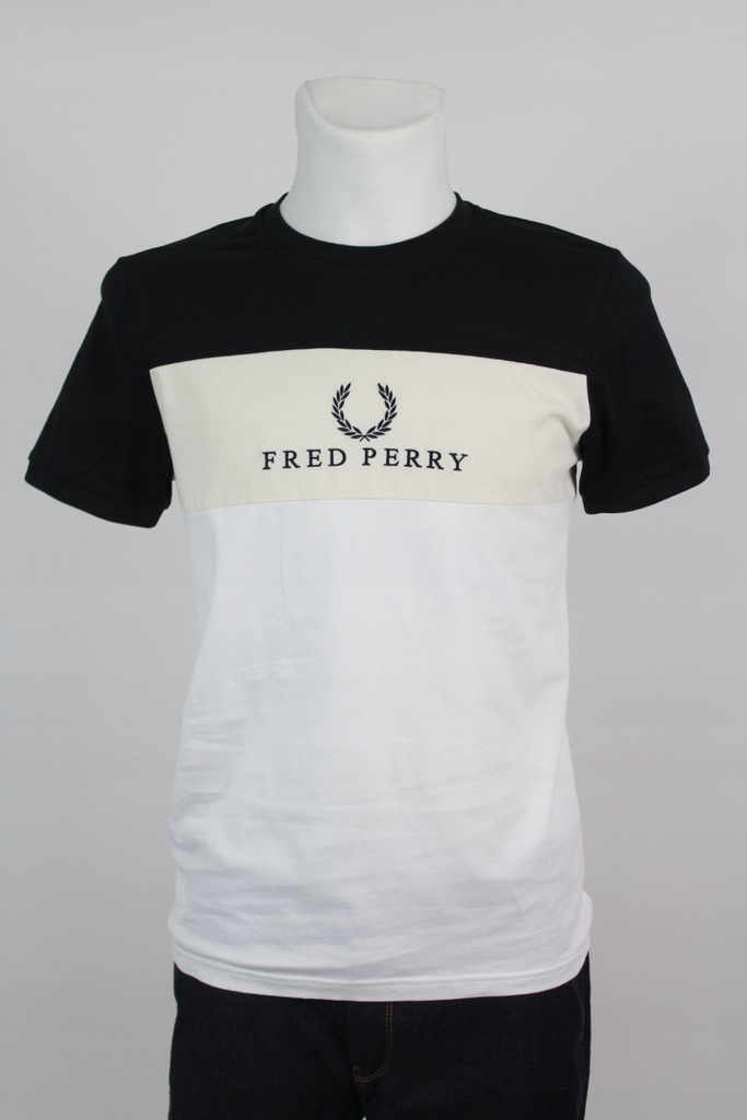 W-3-16-17 FRED PERRY T-SHIRT LOGO S