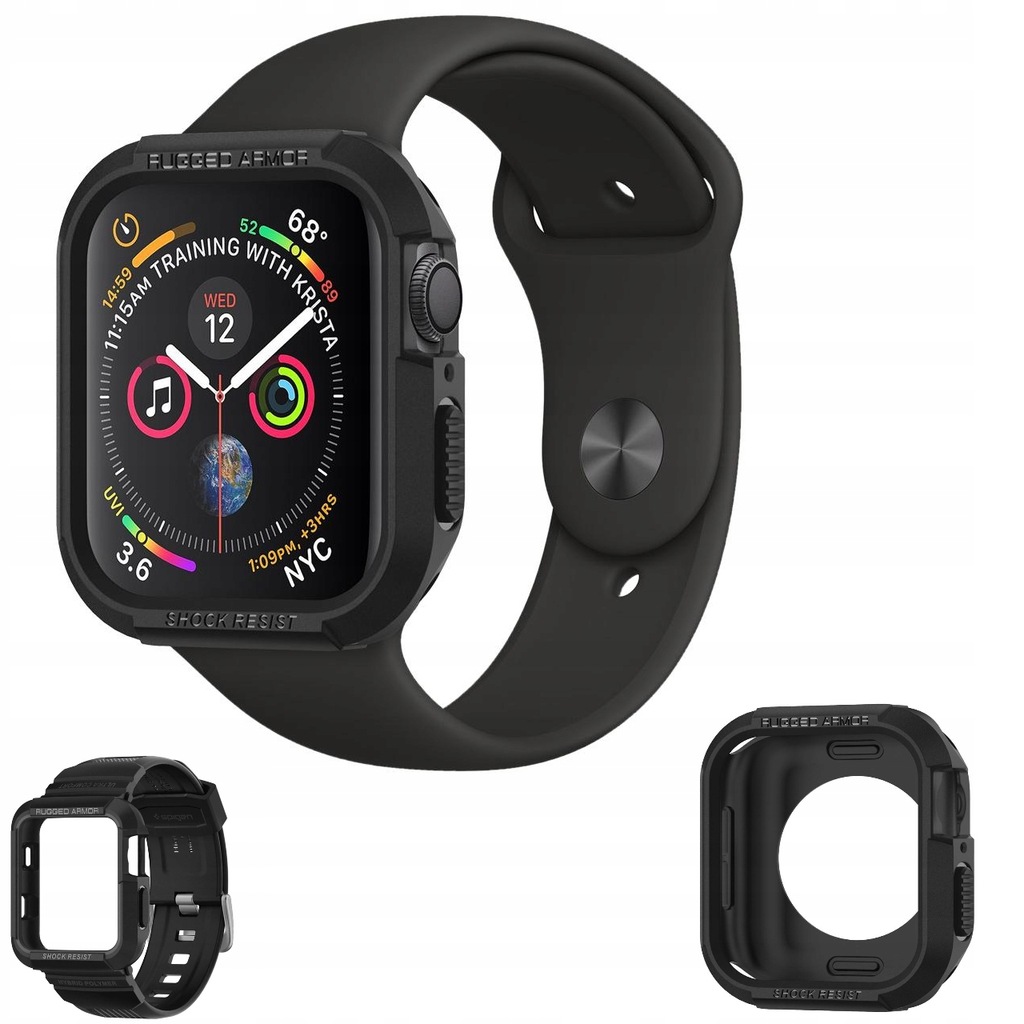 ETUI RUGGED ARMOR DO APPLE WATCH 4/5/6/7/8/SE 44/45MM SPIGEN