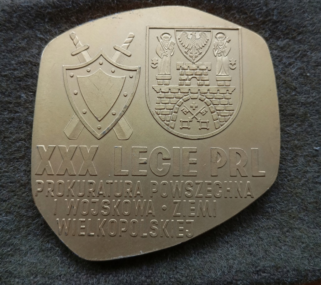Medal Prokuratura Powszechna i Wojskowa ziemi Wielkopolskiej
