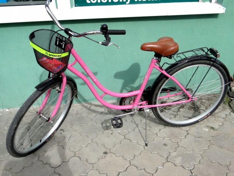 ROWER FOLTA RETRO 26" DAMSKI RÓŻ+ DOKUMENTY 9708798015 oficjalne archiwum Allegro