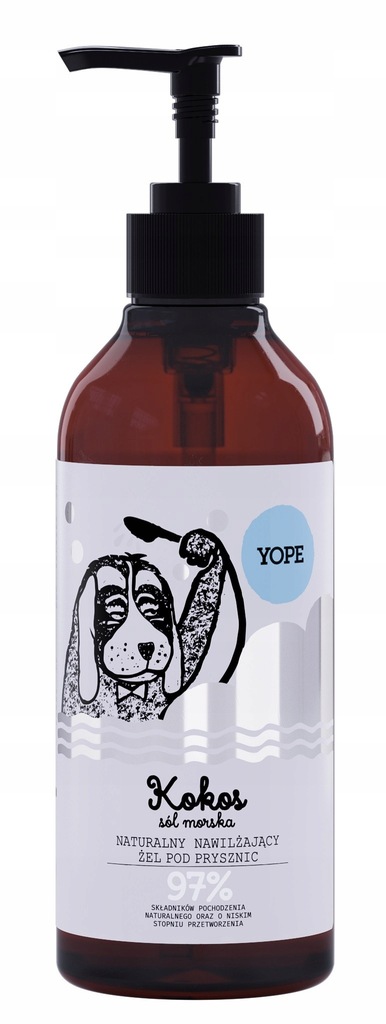 YOPE Żel p/prysznic Kokos i Sól Morska 400ml NEW