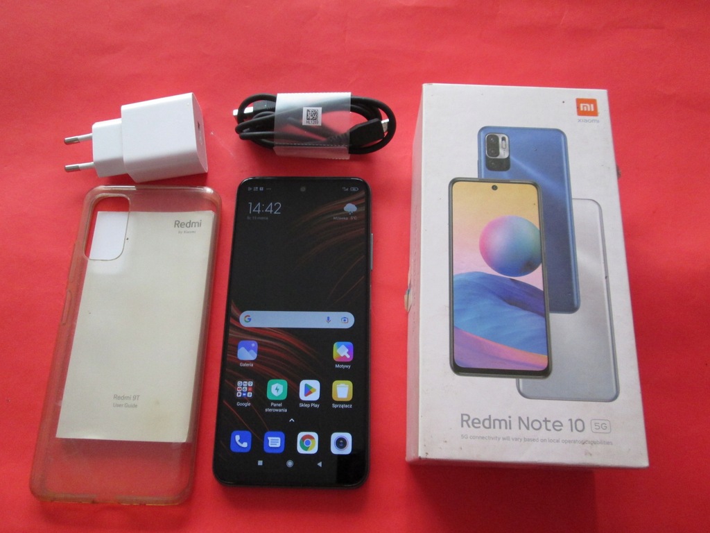 ZIELONY-Xiaomi Redmi Note 10 -5G -ŁADNY STAN-Zesta