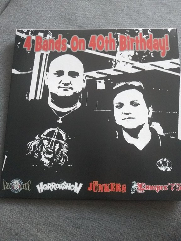 LP - 4 Bands On 40th Birthday! (niebieski vinyl)
