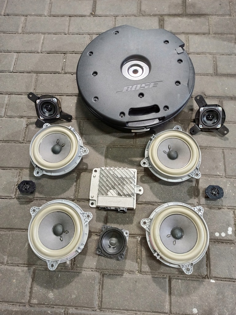 Renault Koleos II głośniki wzmacniacz Bose komplet 9989912743