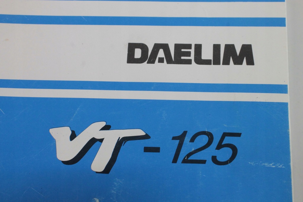DAELIM VT VL DAYSTAR 125 INSTRUKCJA KSIĄŻKA SERWISOWA