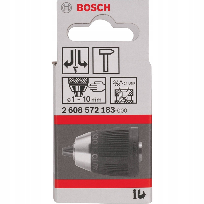 Bosch Szybkozaciskowy uchwyt wiertarski 1 - 10 mm 3/8"-24