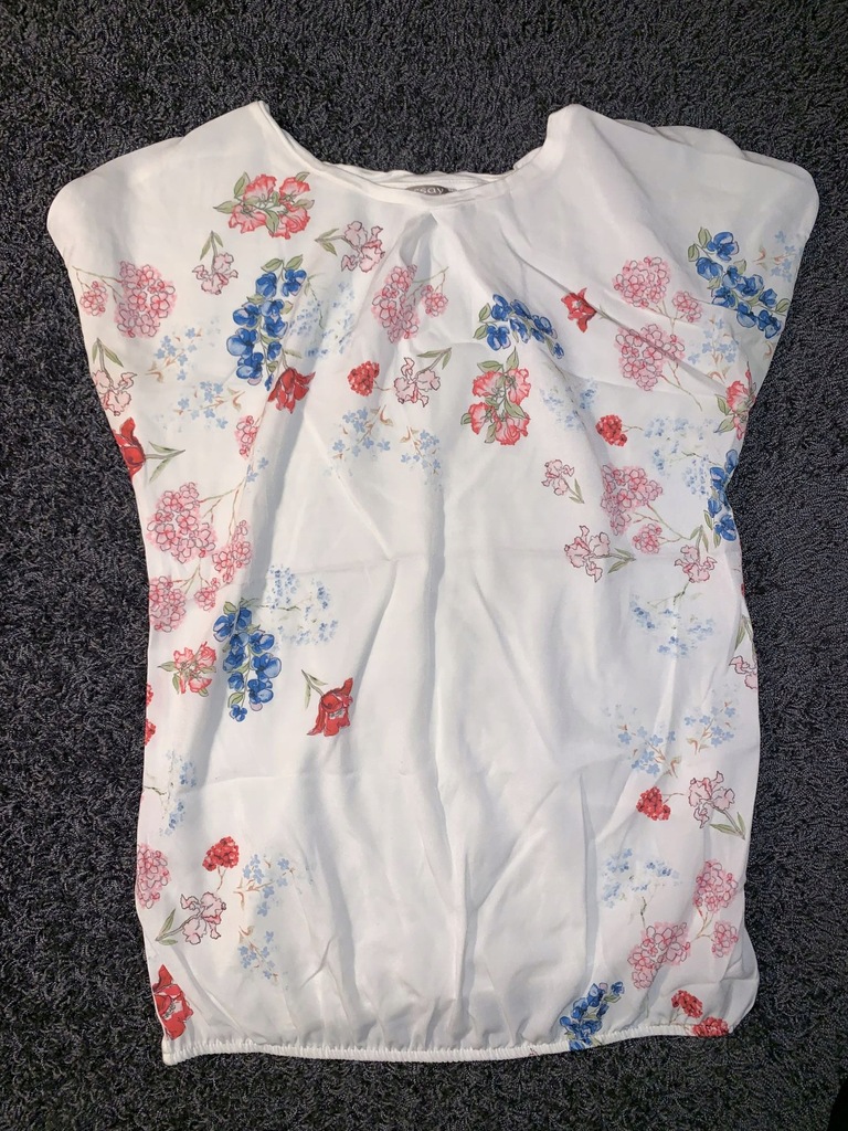 bluzka top Orsay 36 kwiaty lato koszulka