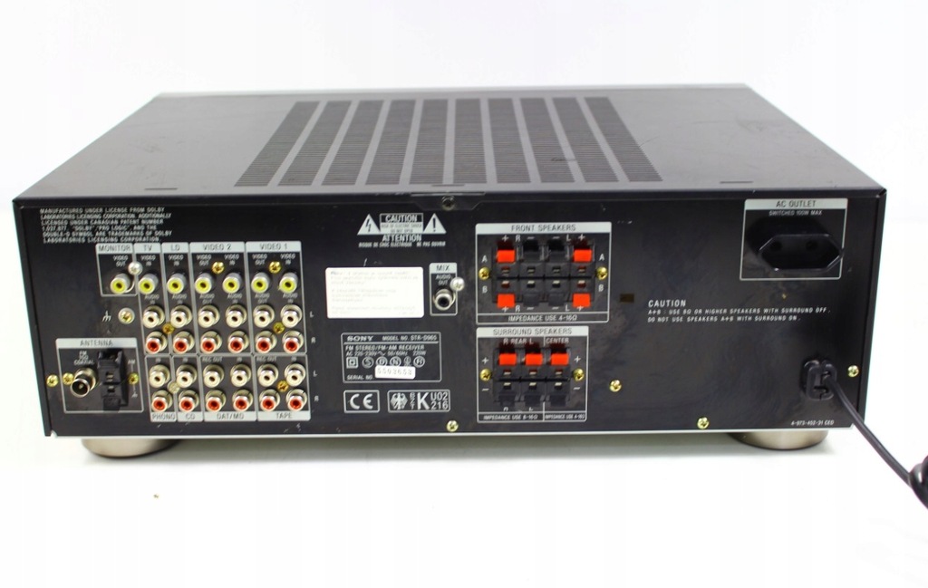 Amplituner Sony STRD965 7612155637 oficjalne archiwum Allegro
