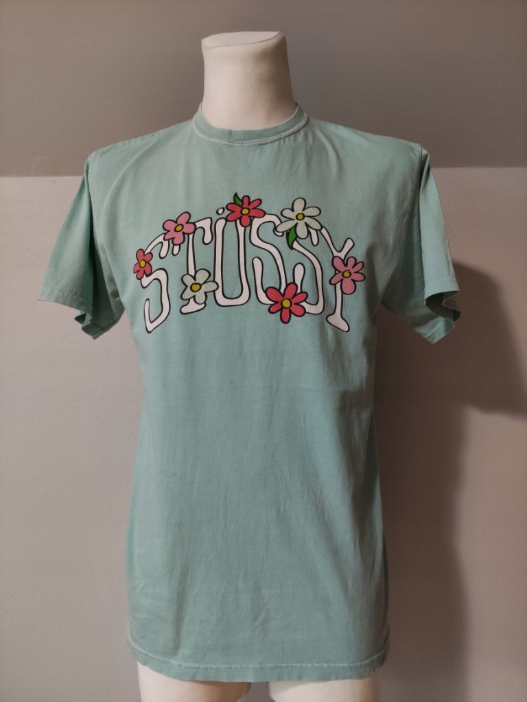 Koszulka Stussy męska Flower Collegiate M