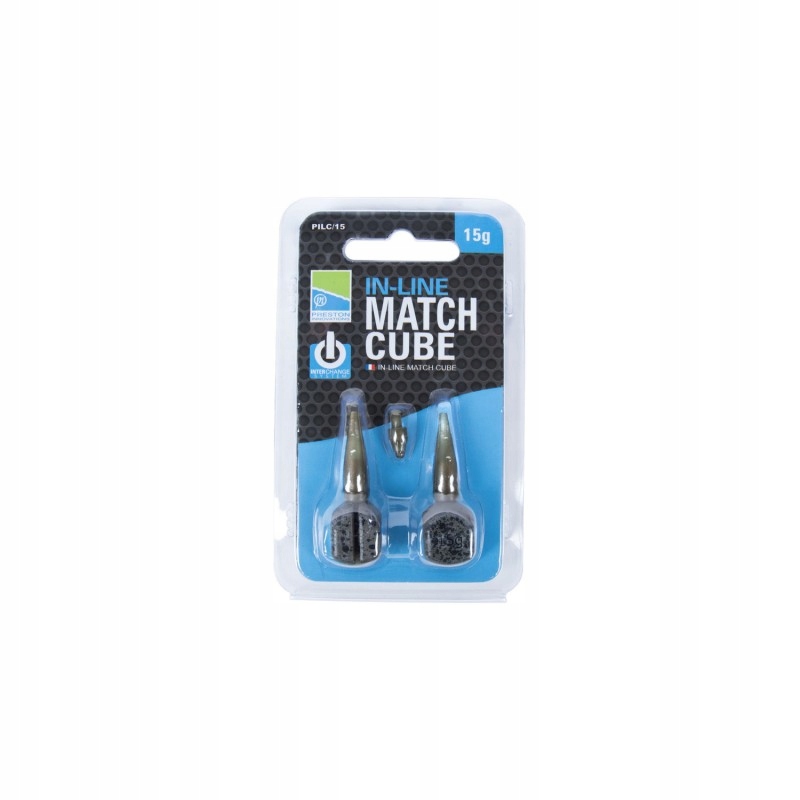 Ciężarki Preston ICS In-Line Match Cube - 15g