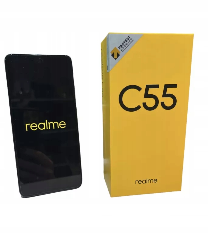 TELEFON REALME C55 6/128 GB CZARNY KOMPLET