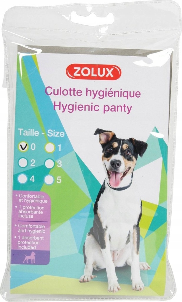 Zolux psie majtki higieniczne rozmiar 3 dla psa suki psów