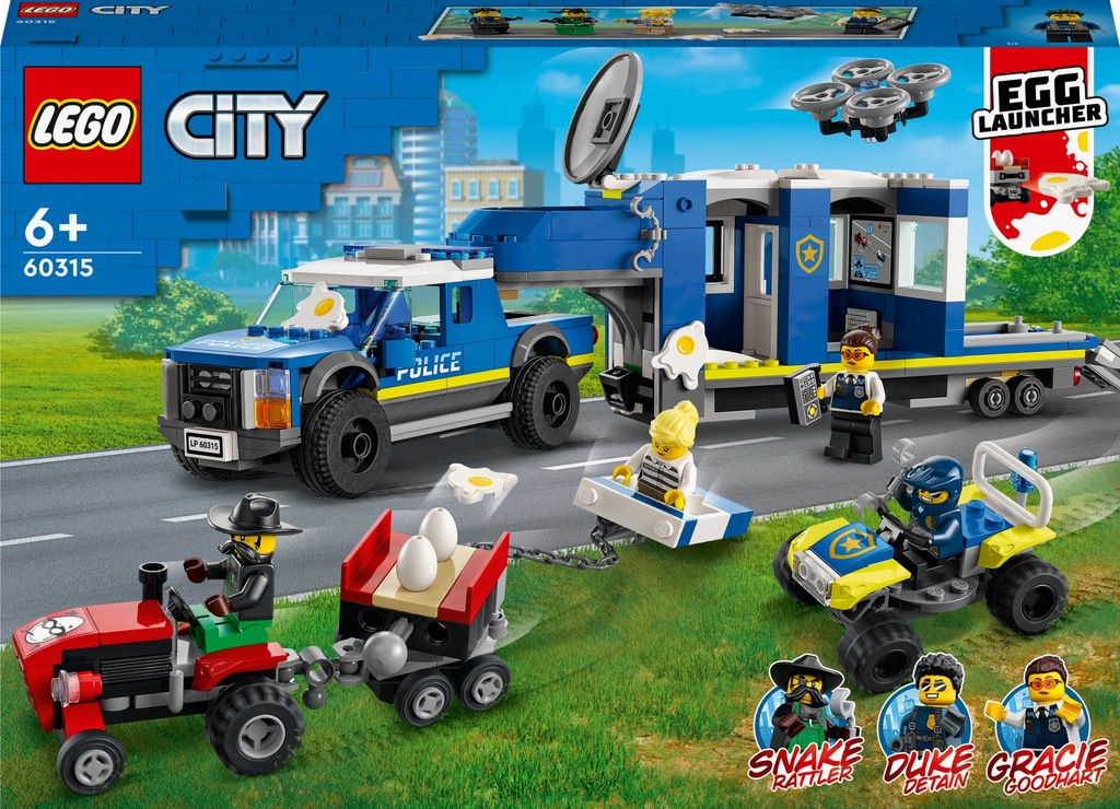 Купить LEGO City Мобильный полицейский командный центр 60315: отзывы, фото, характеристики в интерне-магазине Aredi.ru