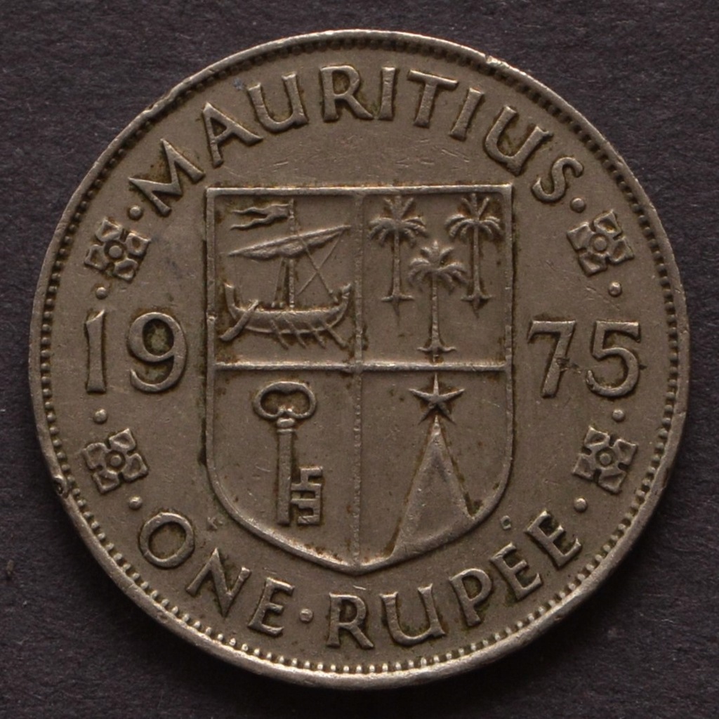 Mauritius - 1 rupee 1975