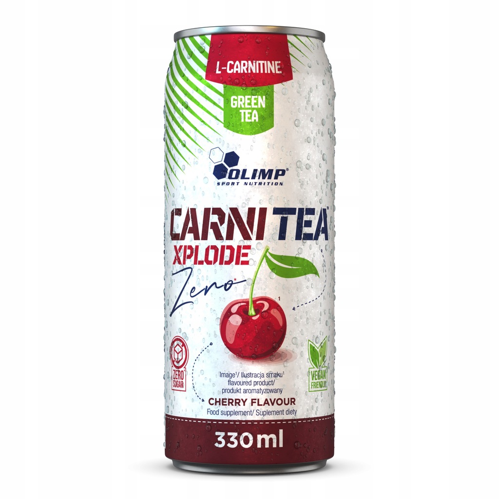 Olimp Carni-Tea Xplode Zero napój 330ml wiśnia