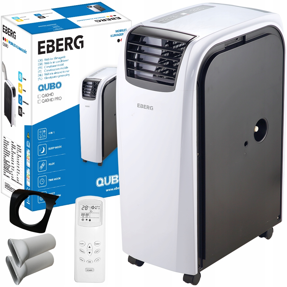 Klimatyzator przenośny EBERG QUBO PRO 4,1kW do50m2