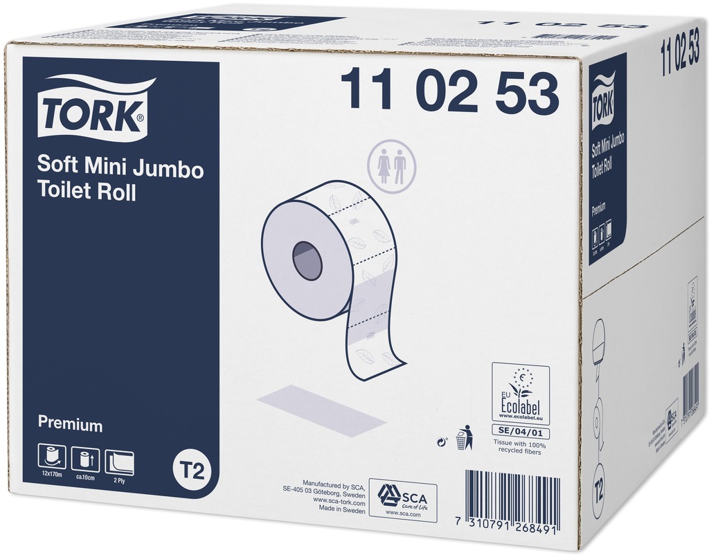 TORK 110253 Papier toaletowy Jumbo Premium miękki