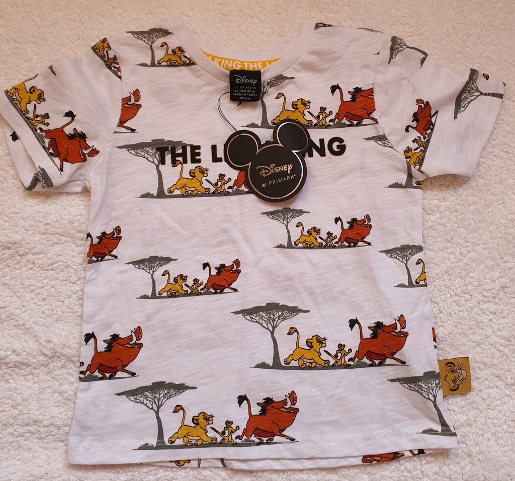 Koszulka t-shirt Disney Król Lew 12-18 miesięcy 86