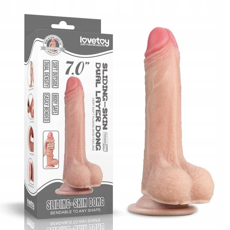 Dildo z przyssawką 17,5 cm Lovetoy