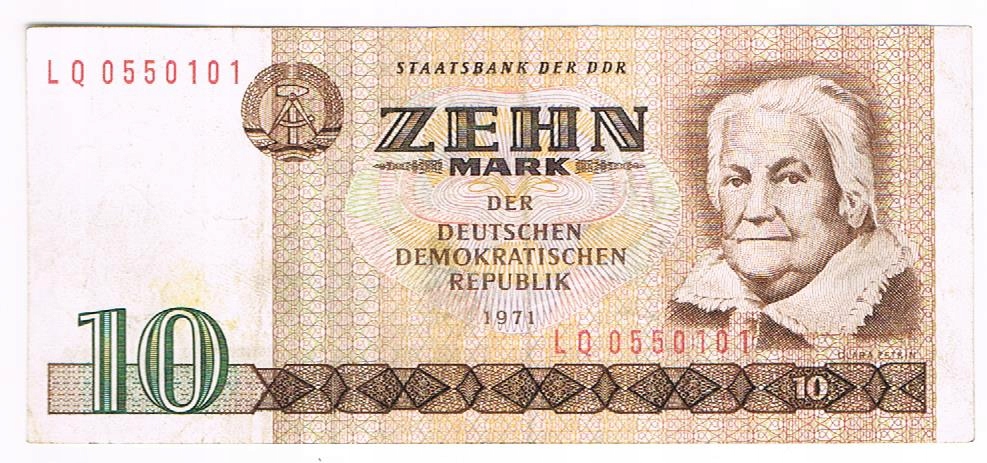 10 mk DDR 1971r