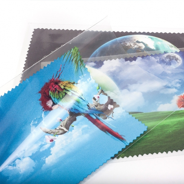 ŚCIERECZKA DO OKULARÓW 10x15cm NADRUK LOGO REKLAMOWA 100