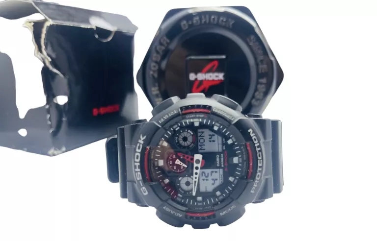 ZEGAREK CASIO G-SHOCK GA-100-1A4ER KOMPLET