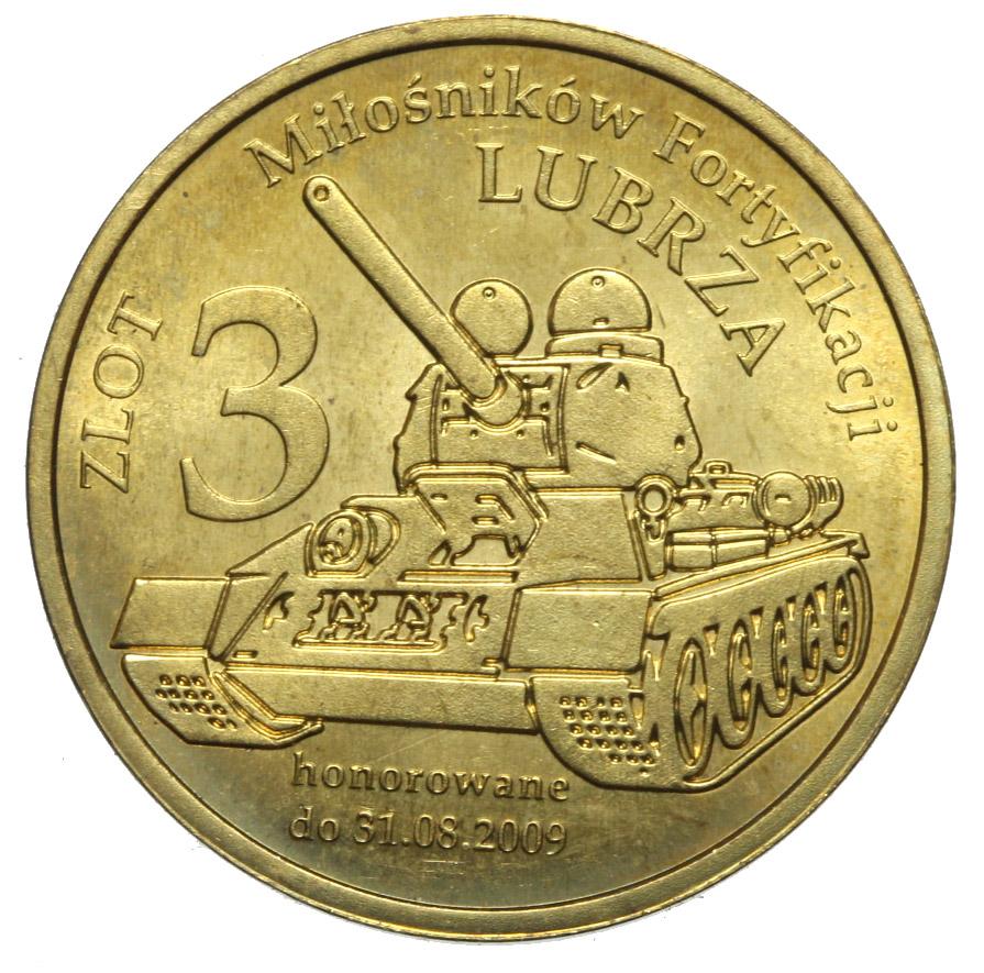 Lubrza - moneta - 3 Zlot 2009 - CZOŁG
