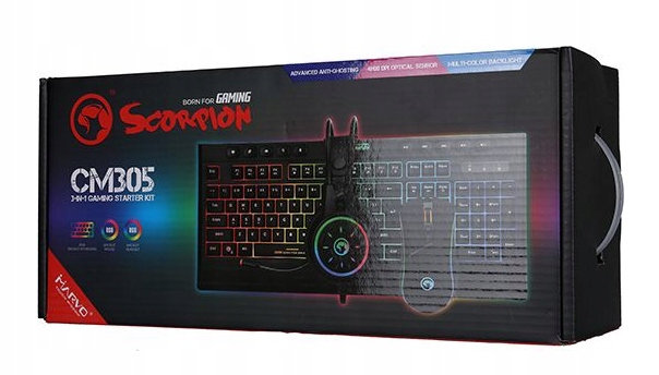 Купить Комплект 3в1: мышь, клавиатура и наушники Marvo CM305: отзывы, фото, характеристики в интерне-магазине Aredi.ru