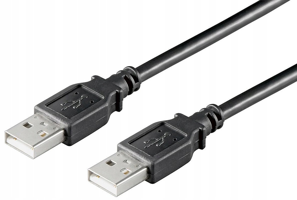 MicroConnect USB2.0 A-A 1m M-M, Black