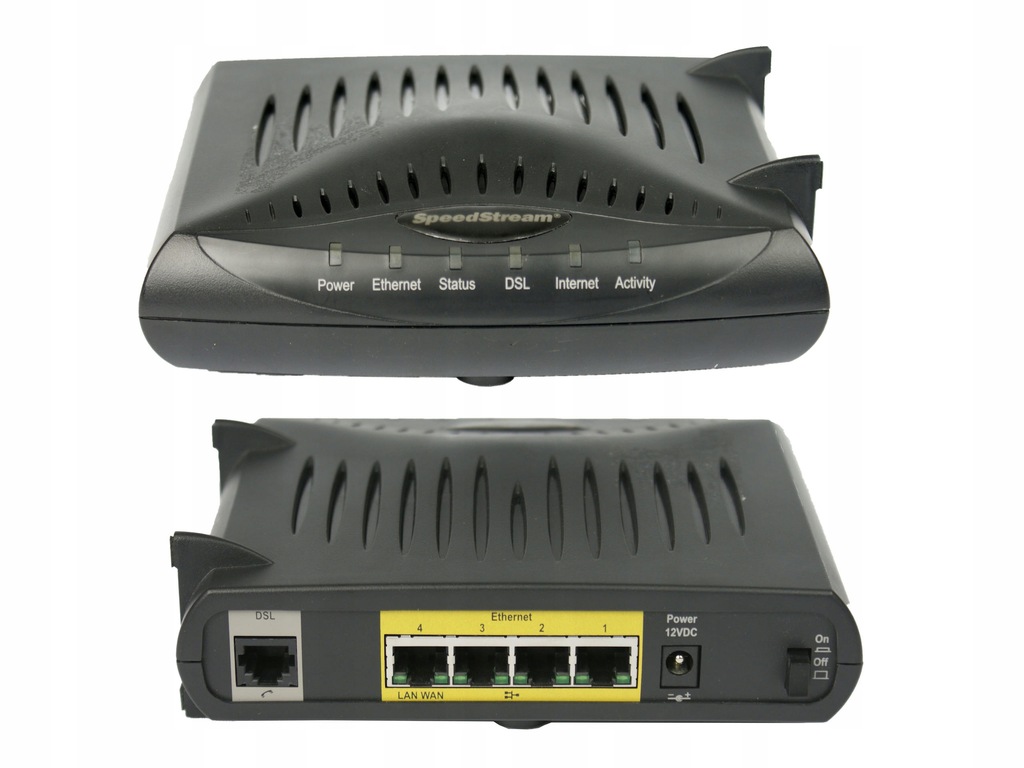 Siemens SpeedStream 5450 ADSL2+ 4x100Mbps, Analoog