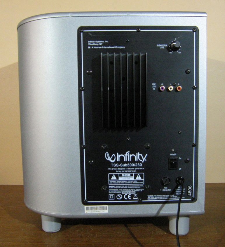 INFINITTI TSSSUB 50023 ŚWIETNY SUBWOOFER AKTYWNY 7837525401