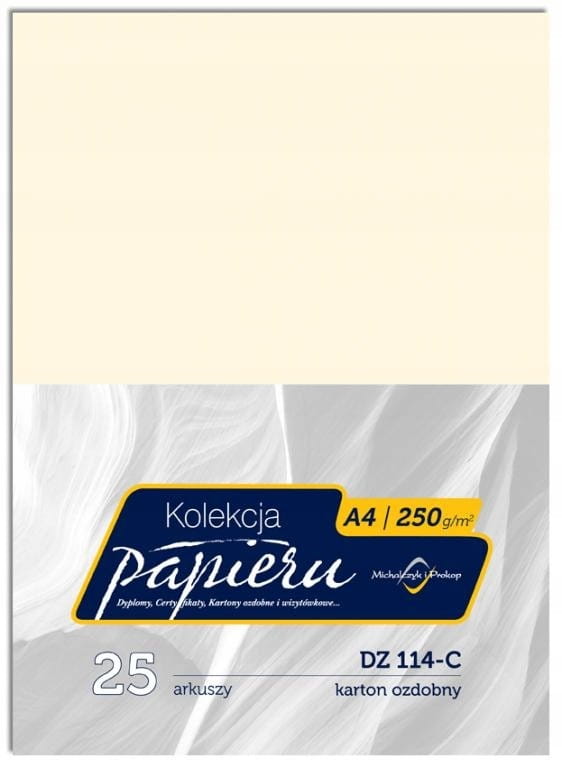 Karton wizytówkowy A4 250g DZ114-C (25) MICHALCZYK I PROKOP